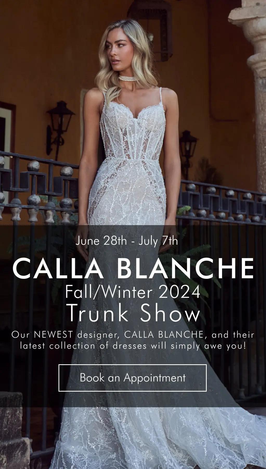 Mobile Calla Blanche Fall/Winter 2024 Trunk Show Banner