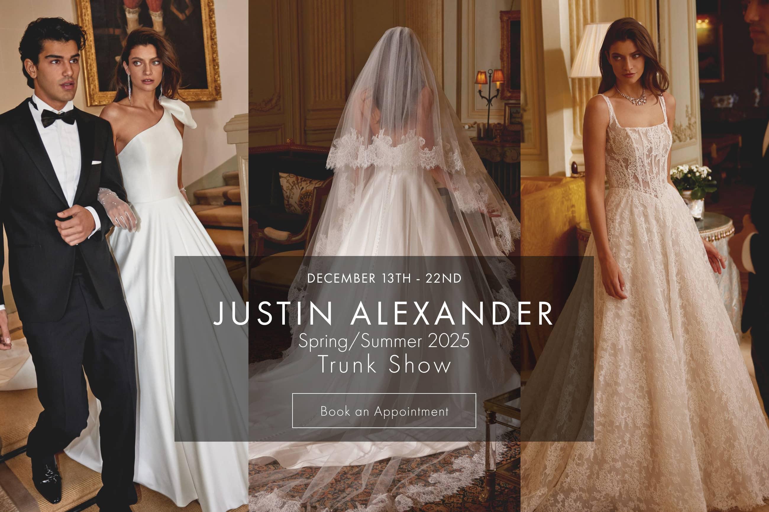 picture promoting Justin Alexander Trunk Show